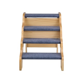 VEVOR Ξύλινες Σκάλες Κατοικίδιων, 4 Σκαλοπάτια για Κρεβάτι, Καναπέ ...