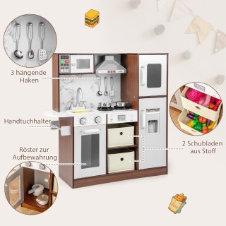 Costway παιδική κουζίνα-σετ παιχνιδιού μοντέρνα παιχνιδοκουζίνα με ... Costway παιδική κουζίνα-σετ παιχνιδιού μοντέρνα παιχνιδοκουζίνα με ...