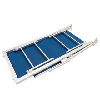 Galileo Ξαπλώστρα θάλασσας με σκίαστρο από αλουμίνιο με κάθισμα από...