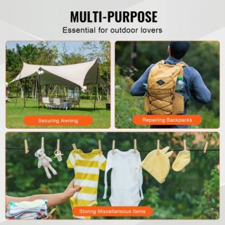 VEVOR Σχοινί Bungee 1/4 120ft/36m Ανθεκτικό με 100% Ελαστικότητα DL... VEVOR Σχοινί Bungee 1/4 120ft/36m Ανθεκτικό με 100% Ελαστικότητα DL...