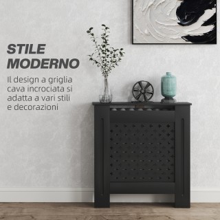 HOMCOM Καλύμματα καλοριφέρ από διάτρητο MDF ξύλο με σχέδιο σταυρού... HOMCOM Καλύμματα καλοριφέρ από διάτρητο MDF ξύλο με σχέδιο σταυρού...