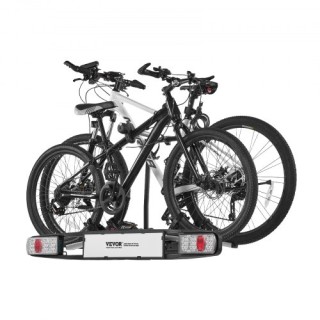 VEVOR Κάτοχος Ποδηλάτων για 2 Ποδήλατα με Κλείδωμα, Συμβατός με Υπο...