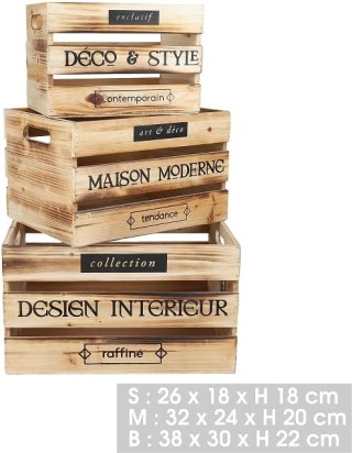 Διακοσμητικά Ξύλινα Τελάρα 3τμχ. 26x18x18 / 32x24x20 / 38x30x22 cm ... Διακοσμητικά Ξύλινα Τελάρα 3τμχ. 26x18x18 / 32x24x20 / 38x30x22 cm ...