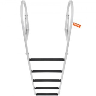 Σκάλα VEVOR 5 Σκαλοπατιών, 350 lbs, Αλουμινίου, Αντιολισθητική, Εύκ... Σκάλα VEVOR 5 Σκαλοπατιών, 350 lbs, Αλουμινίου, Αντιολισθητική, Εύκ...