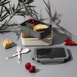 Φαγητοδοχείο Πλαστικό με Μαχαιροπίρουνα 250ml 20,5 x 6,5 x 12 cm - ...