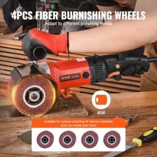 VEVOR Μηχανή Γυαλίσματος Μετάλλων 1200W 6-Ταχύτητες 4 Τροχοί LSJ12... VEVOR Μηχανή Γυαλίσματος Μετάλλων 1200W 6-Ταχύτητες 4 Τροχοί LSJ12...