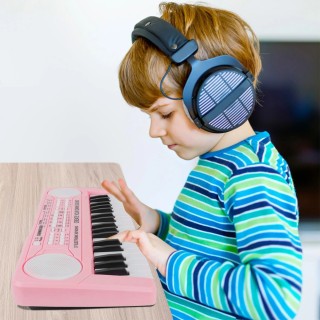 BAKAJI Μουσικό Παιδικό Πιάνο Πληκτρολόγιο Παιχνιδιών με 37 Πλήκτρα ...