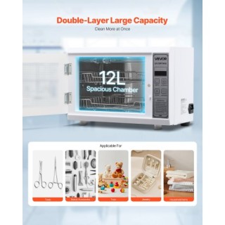 VEVOR Μηχάνημα Καθαρισμού Εργαλείων 12L με Διάφορες Λειτουργίες ZWX... VEVOR Μηχάνημα Καθαρισμού Εργαλείων 12L με Διάφορες Λειτουργίες ZWX...