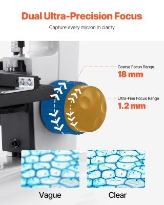 VEVOR Επαγγελματικό Σετ Διόπτρων Μικροσκοπίου με Μεγέθυνση 40-2000X... VEVOR Επαγγελματικό Σετ Διόπτρων Μικροσκοπίου με Μεγέθυνση 40-2000X...