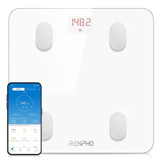 Renpho Smart Ζυγαριά 180kg με Λιπομετρητή & Bluetooth Λευκή 26M ES-...