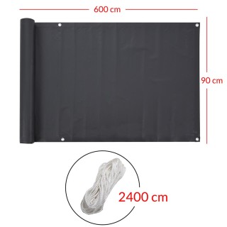 BAKAJI  Κάλυμμα Προστασίας Απορρήτου Αντιανεμικό Κάγκελο Προστασίας...