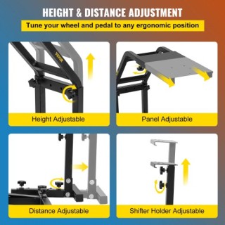 VEVOR  Βάση Προσομοιωτή Racing Gaming  G29, G27 και G25 GT, για Υπο...