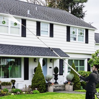 Costway Τηλεσκοπικός Σωλήνας Καθαρισμού Υψηλής Πίεσης με Επεκτάσεις...