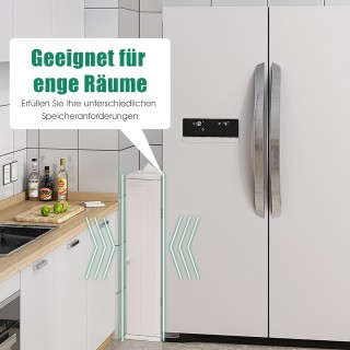 Costway Ντουλάπι Χαρτιού Υγείας με 3 Αποσπώμενα Ράφια 15 x 16 x 69 ...