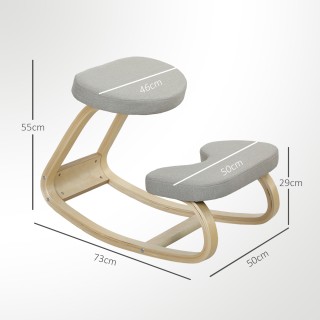 HOMCOM Καρέκλα Προσευχής με Κίνηση Κουνίσματος, από Ύφασμα και Ξύλο... HOMCOM Καρέκλα Προσευχής με Κίνηση Κουνίσματος, από Ύφασμα και Ξύλο...