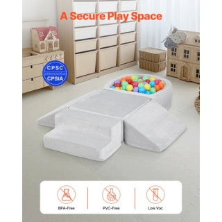 VEVOR Παιχνίδια Αναρρίχησης: Σετ 5 Αφρώδη Μπλοκ με Μπαλοπισίνα για ... VEVOR Παιχνίδια Αναρρίχησης: Σετ 5 Αφρώδη Μπλοκ με Μπαλοπισίνα για ...