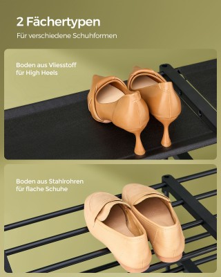 SONGMICS Παπουτσοθήκη 8 Επίπεδων Χωρητικότητας έως 48 Ζευγάρια Χρώ... SONGMICS Παπουτσοθήκη 8 Επίπεδων Χωρητικότητας έως 48 Ζευγάρια Χρώ...