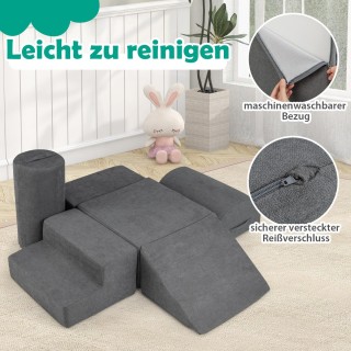 Costway Σετ Αναρρίχησης και Σκαρφαλώματος για Παιδιά με Μαλακό Ύφασ... Costway Σετ Αναρρίχησης και Σκαρφαλώματος για Παιδιά με Μαλακό Ύφασ...