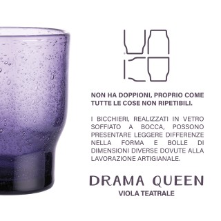 Villa DEste Σετ 6τμχ  Ποτήρι νερού 325 ml σε γυάλινη πάστα με επεξε...