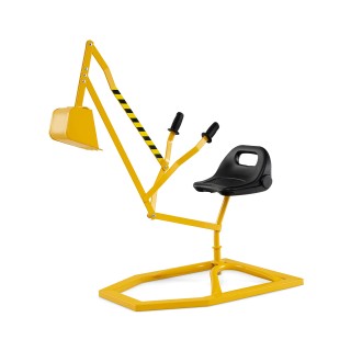 Costway  Κάθισμα 360° Περιστρεφόμενο Εκσκαφέας Μεταλλικός με Κουτάλ...