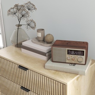 HOMCOM Συρταριέρα 3 Συρτάρια από Ξύλο για Υπνοδωμάτιο και Είσοδο σε...