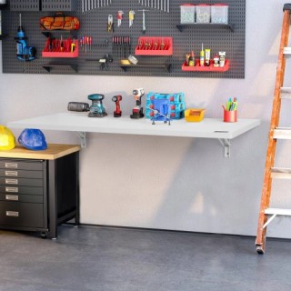 Πτυσσόμενο Επιτοίχιο Γραφείο 120 x 50 x 20,2 cm Λευκό BGSGZZPMBHB4V... Πτυσσόμενο Επιτοίχιο Γραφείο 120 x 50 x 20,2 cm Λευκό BGSGZZPMBHB4V...