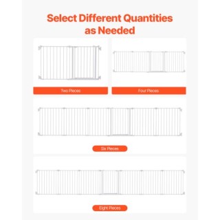 VEVOR Παιδική Πύλη 192 Ίντσες Πλάτος 28 Ίντσες Ύψος 8 Πάνελ Λευκή L... VEVOR Παιδική Πύλη 192 Ίντσες Πλάτος 28 Ίντσες Ύψος 8 Πάνελ Λευκή L...