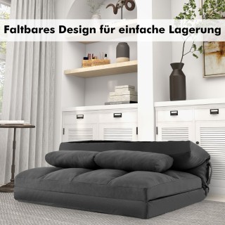 Costway Πολυλειτουργικός Καναπές-Κρεβάτι Δαπέδου 3-σε-1 με Ρυθμιζόμ...