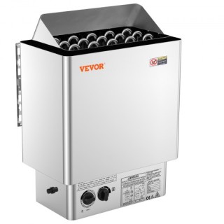 VEVOR  8KW Ηλεκτρική Σάουνα Ενσωματωμένος Έλεγχος 8-12 m3 Ανοξείδωτ...