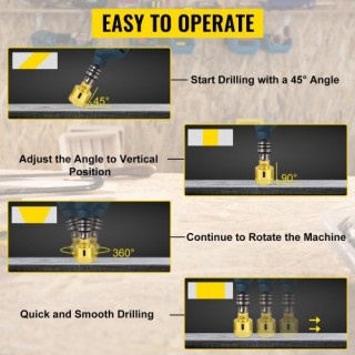 Σετ Διαμαντοτρύπανων VEVOR 6 τεμ. για Κεραμικά & Μάρμαρο  KKQ6TJ000...