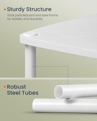 SONGMICS Λευκό Μοντέρνο Κομοδίνο 34x30x58cm με 3 Ράφια και Υφασμάτι... SONGMICS Λευκό Μοντέρνο Κομοδίνο 34x30x58cm με 3 Ράφια και Υφασμάτι...