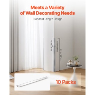 VEVOR Προστατευτικό Γωνίας Τοίχου από Ανοξείδωτο Ατσάλι 38x38x1217m... VEVOR Προστατευτικό Γωνίας Τοίχου από Ανοξείδωτο Ατσάλι 38x38x1217m...