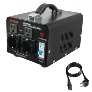 VEVOR Μετασχηματιστής Τάσης 1000VA 110V-220V SXDYZHQSD11025EPL001V2