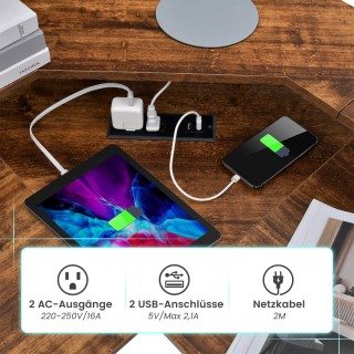 Costway Επαναστατικό Γραφείο Υπολογιστή σε Σχήμα L για Μέγιστη Παρ... Costway Επαναστατικό Γραφείο Υπολογιστή σε Σχήμα L για Μέγιστη Παρ...