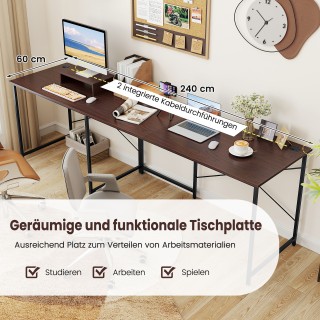 Costway Γραφείο L-Σχήματος Αντιστρέψιμο με Σταθμό Φόρτισης Κομπιούτ... Costway Γραφείο L-Σχήματος Αντιστρέψιμο με Σταθμό Φόρτισης Κομπιούτ...