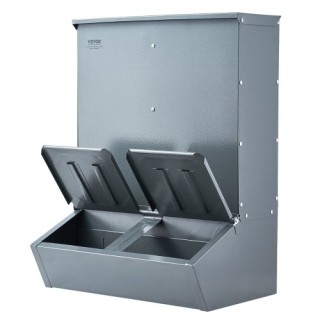 VEVOR Μεταλλική Ταΐστρα Χοίρων 3.7 Μπούσελ Διπλής Πόρτας για 8 Χοί... VEVOR Μεταλλική Ταΐστρα Χοίρων 3.7 Μπούσελ Διπλής Πόρτας για 8 Χοί...