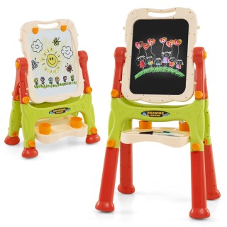 Costway Παιδικός Διπλής Όψης Ρυθμιζόμενος Πίνακας με Λευκό Πίνακα ... Costway Παιδικός Διπλής Όψης Ρυθμιζόμενος Πίνακας με Λευκό Πίνακα ...