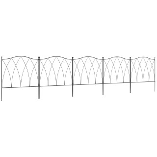Outsunny Εξωτερική Περίφραξη με 5 Μεταλλικά Πάνελ με Δεσίματα, 305x... Outsunny Εξωτερική Περίφραξη με 5 Μεταλλικά Πάνελ με Δεσίματα, 305x...