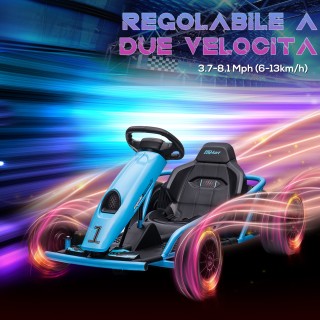 HOMCOM Ηλεκτρικό Go-Kart για Παιδιά 8-12 Ετών με Ψηλή Πλάτη και Ζών... HOMCOM Ηλεκτρικό Go-Kart για Παιδιά 8-12 Ετών με Ψηλή Πλάτη και Ζών...