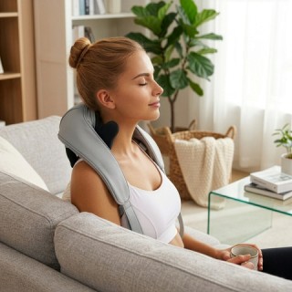 Isomedix Ασύρματο Μασάζ Αυχένα Shiatsu με Θέρμανση USB-C 22,2W 27467 Isomedix Ασύρματο Μασάζ Αυχένα Shiatsu με Θέρμανση USB-C 22,2W 27467