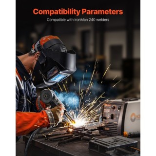 VEVOR Πιστόλι Συγκόλλησης 200Α με Καλώδιο 20FT Συμβατό με Hobart Ir... VEVOR Πιστόλι Συγκόλλησης 200Α με Καλώδιο 20FT Συμβατό με Hobart Ir...