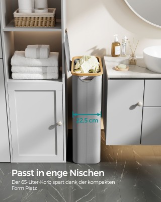 SONGMICS Καλάθι Απλύτων με Καπάκι 65L για Εξοικονόμηση Χώρου 42 x ... SONGMICS Καλάθι Απλύτων με Καπάκι 65L για Εξοικονόμηση Χώρου 42 x ...