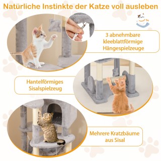 Costway Πύργος Γάτας με Κομψό Σχεδιασμό και Λειτουργικότητα PV10261 Costway Πύργος Γάτας με Κομψό Σχεδιασμό και Λειτουργικότητα PV10261