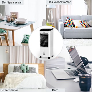 Costway Φορητό Κλιματιστικό 3 σε 1 με Ανεμιστήρα, Υγραντήρα & Καθαρ...