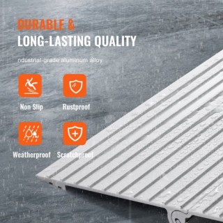 Ράμπα Πόρτας VEVOR, 1 Ύψος, 800 lbs Φορτίο, Αλουμινίου, Ρυθμιζόμενη... Ράμπα Πόρτας VEVOR, 1 Ύψος, 800 lbs Φορτίο, Αλουμινίου, Ρυθμιζόμενη...