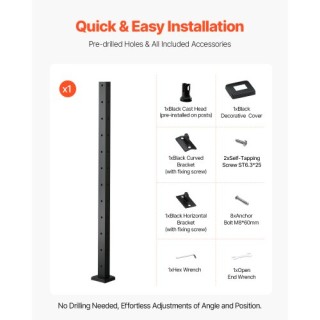 VEVOR Καλώδιο Ράγας VEVRO 42 με Οπές L-Σχήματος 1JZLGZXHS10607YXO001V0 VEVOR Καλώδιο Ράγας VEVRO 42 με Οπές L-Σχήματος 1JZLGZXHS10607YXO001V0