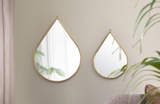 Καθρέφτες Drop Anna  - Σετ 2 τεμαχίων Χρυσό 8719743326514 Lifa-Living