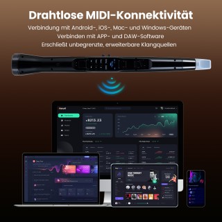 Costway Φορητό Ψηφιακό Σαξόφωνο με Ηχείο HIFI και Ασύρματο MIDI, 10... Costway Φορητό Ψηφιακό Σαξόφωνο με Ηχείο HIFI και Ασύρματο MIDI, 10...