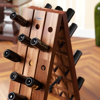 Ξύλινη Κάβα για 36 Μπουκάλια Αναδιπλούμενη 87 x 39 x 55cm Σκούρο Κα... Ξύλινη Κάβα για 36 Μπουκάλια Αναδιπλούμενη 87 x 39 x 55cm Σκούρο Κα...