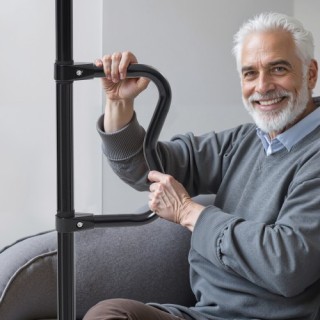 VEVOR Μαύρος Πόλος Μεταφοράς Δαπέδου-Οροφής 300 Λίβρες για 7-10 Πόδ...